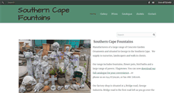 Desktop Screenshot of concretegardenornaments.co.za